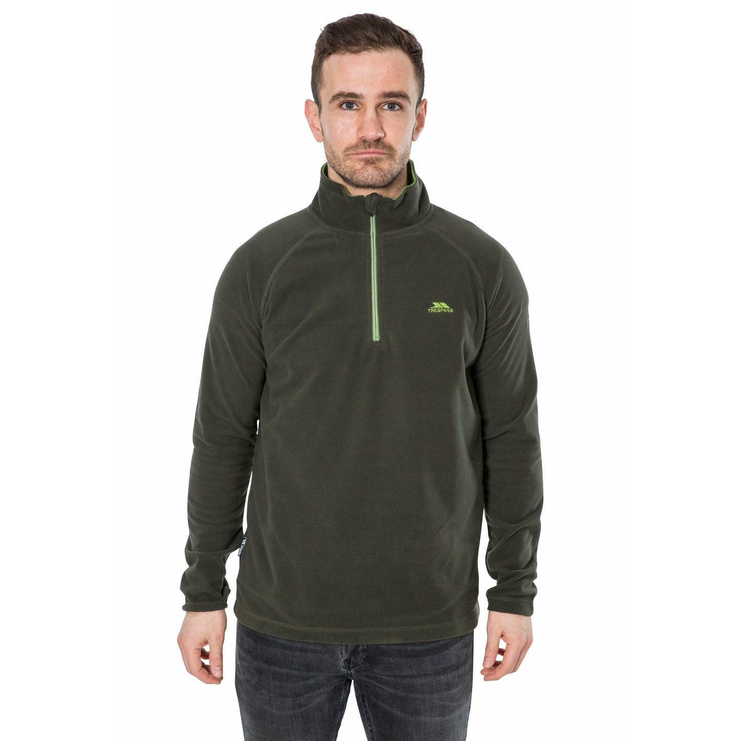Blackford - Mens Half Zip Microfleece - Olive