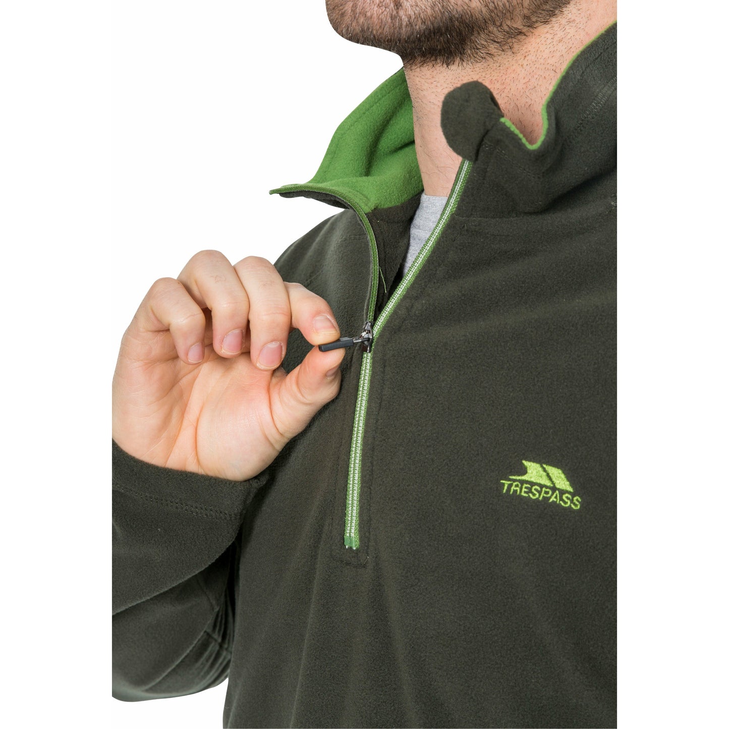 Blackford - Mens Half Zip Microfleece - Olive