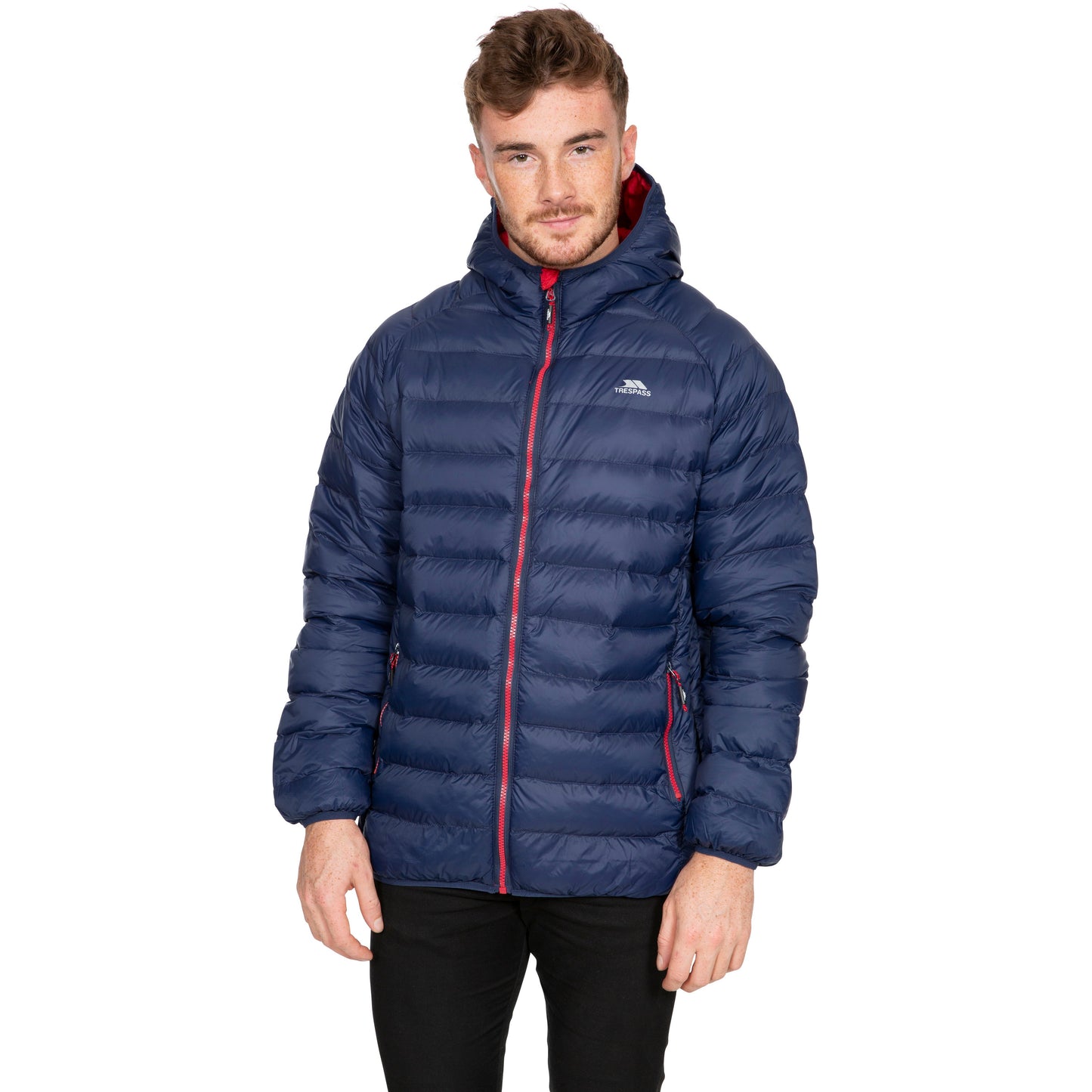 Bosten Men's Padded Casual Jacket in Navy