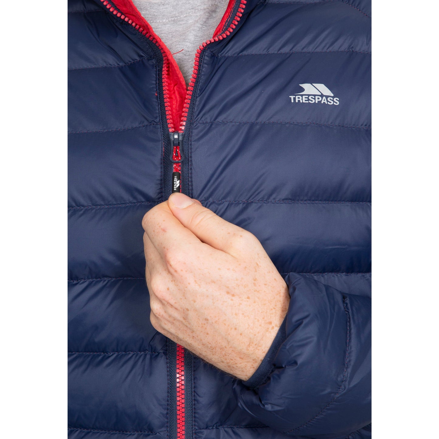 Bosten Men's Padded Casual Jacket in Navy