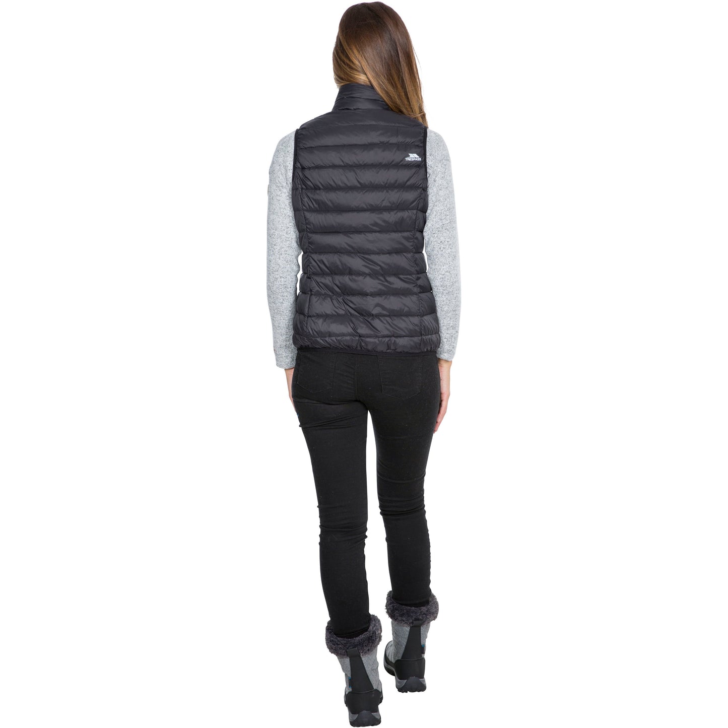 Giana Women's Down Filled Gilet in Black