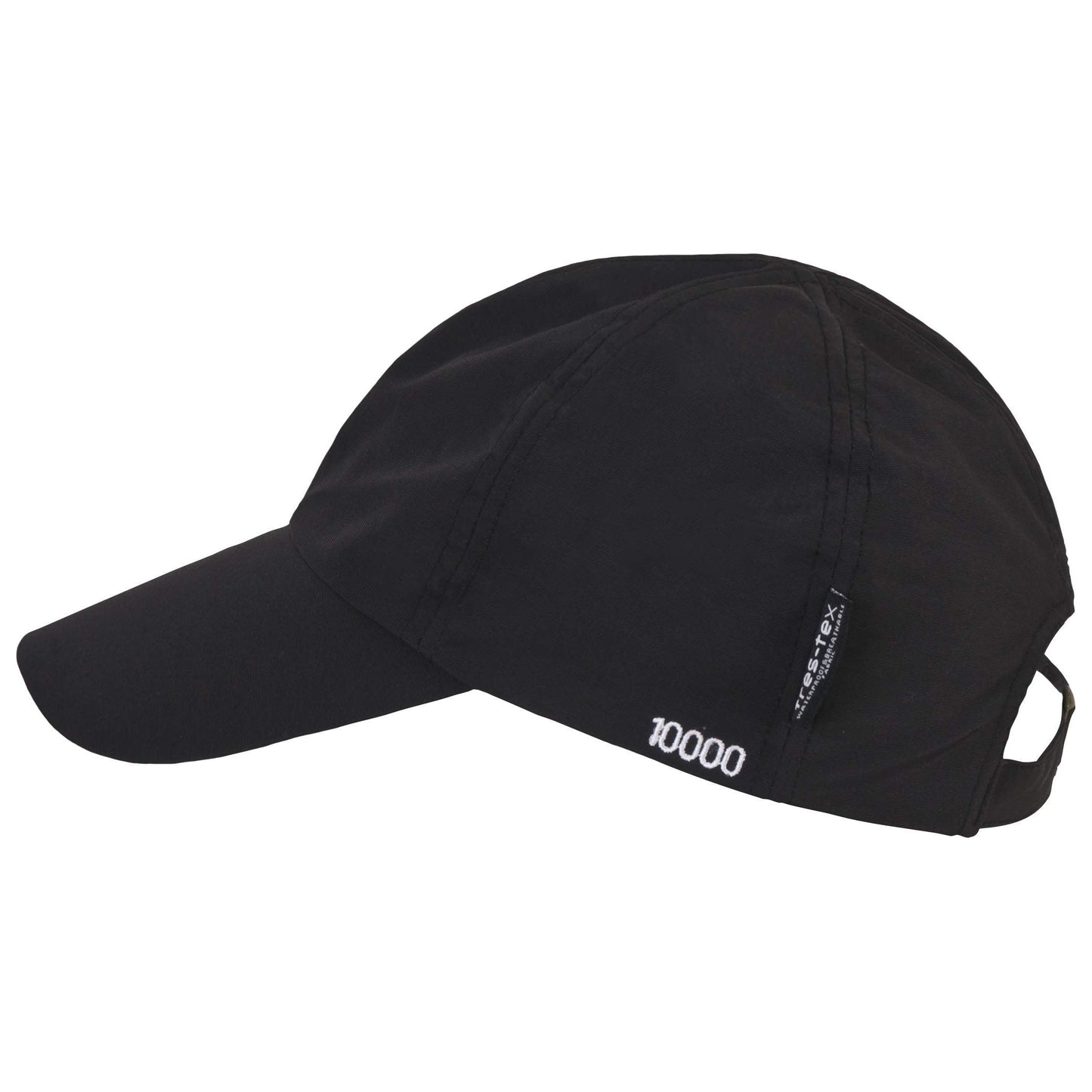 Char Unisex Dlx Waterproof Baseball Cap - Black