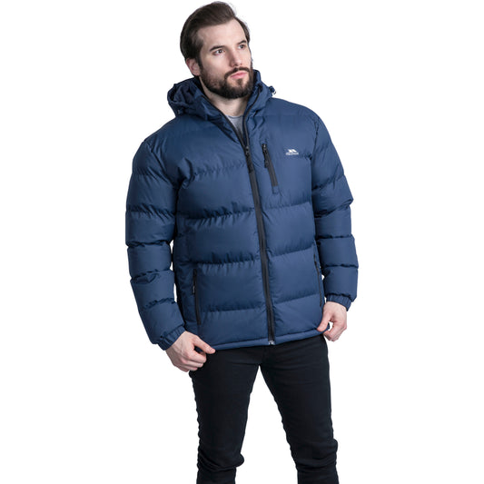 Clip Mens Padded Casual Jacket - Navy
