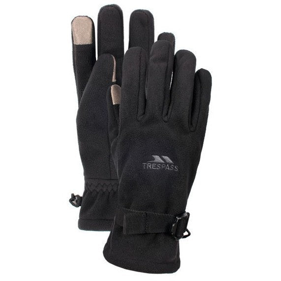 Contact Unisex Touch Screen Waterproof Gloves in Black