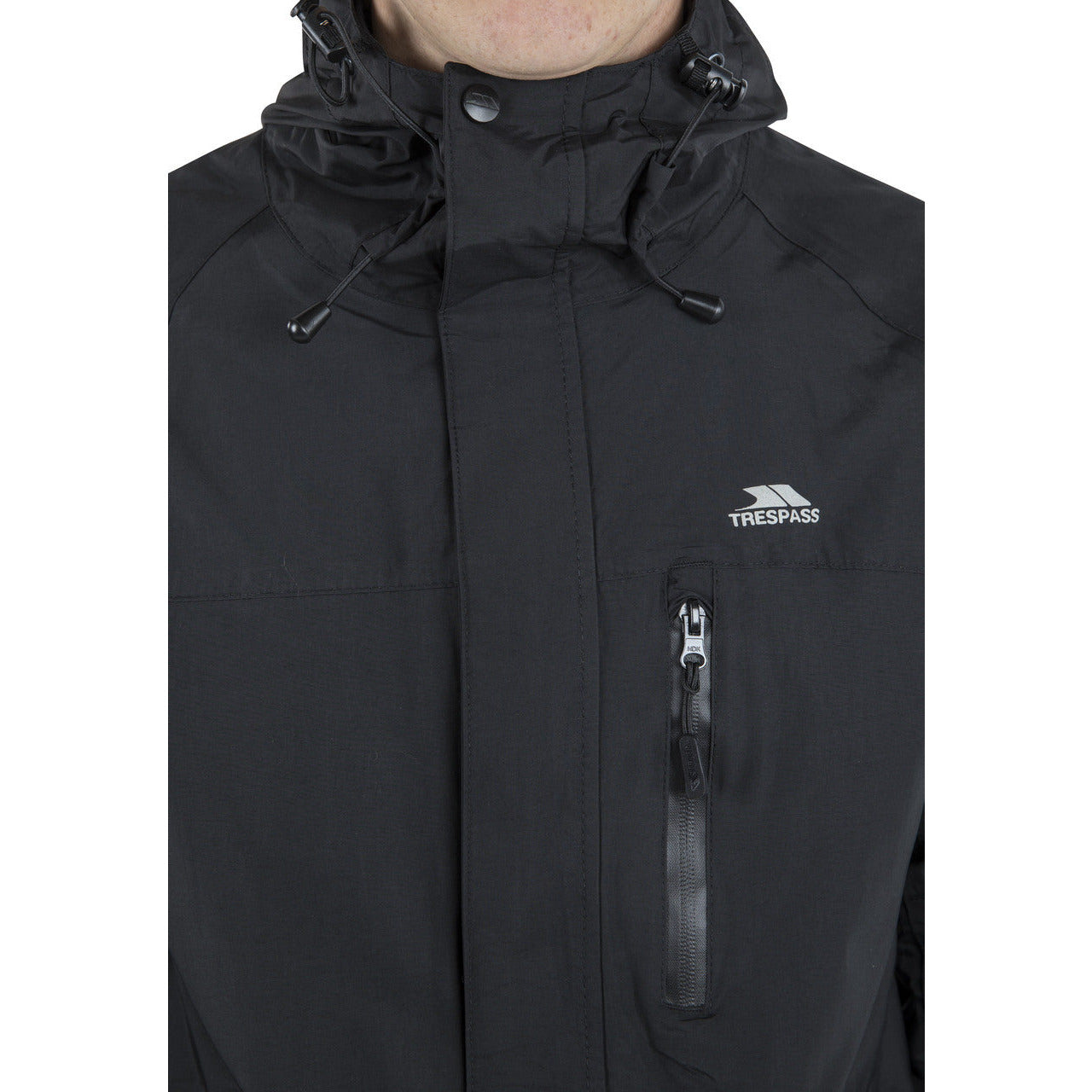 Corvo Mens Unpadded Waterproof Jacket in Black