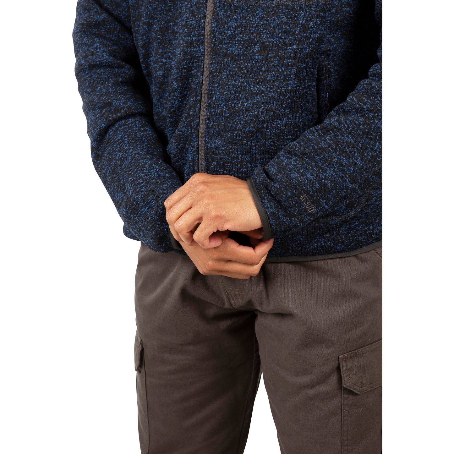 Bingham - Men's Fleece Jacket - Navy Marl