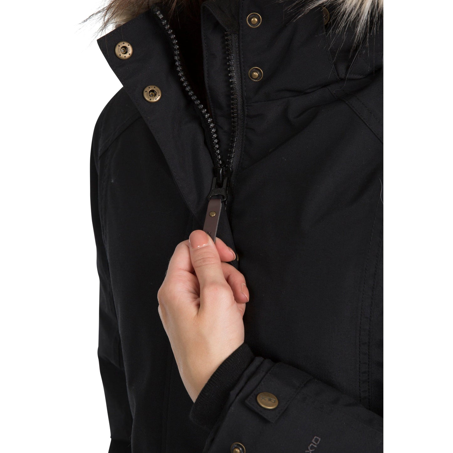 Women's Bettany DLX Waterproof Down Filled Parka Jacket in Black