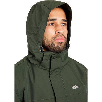 Donelly Men's Padded Waterproof Jacket in Olive