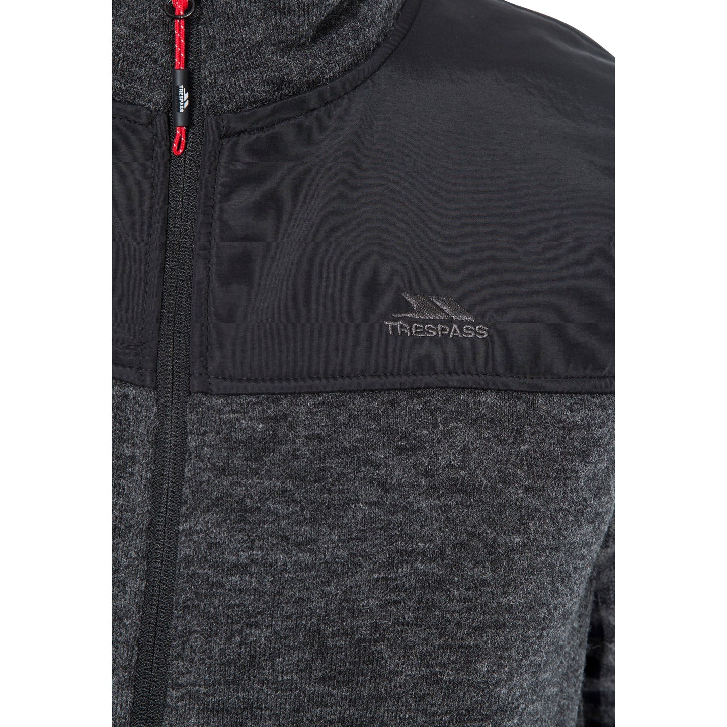 Leafminer Men's Fleece Gilet / Bodywarmer in Black Melange