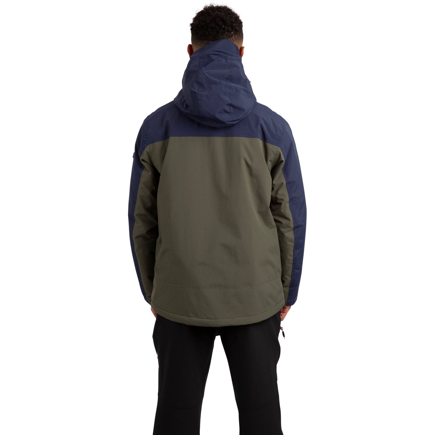 Murchan Men's Padded Waterproof Rain Jacket with Recycled Fabric in Navy