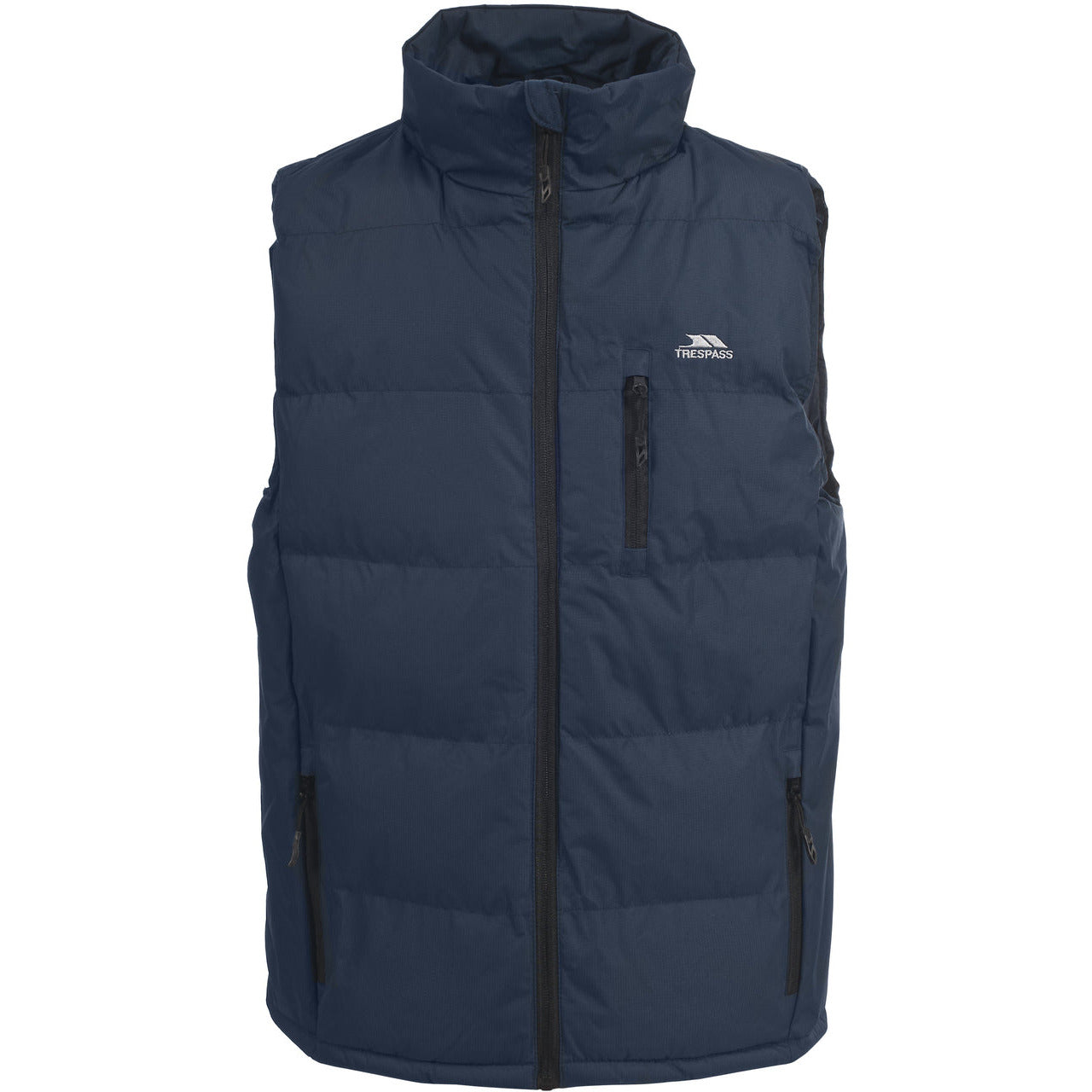 Clasp Mens Padded Gilet - Navy