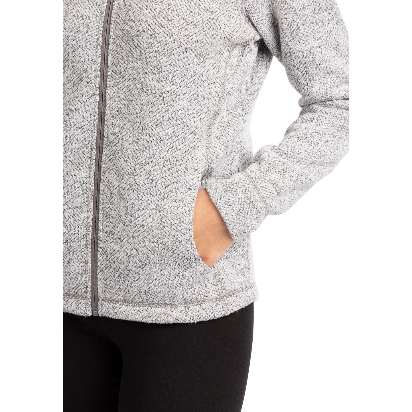 Reserve Women's Fleece Hoodie in Storm Grey