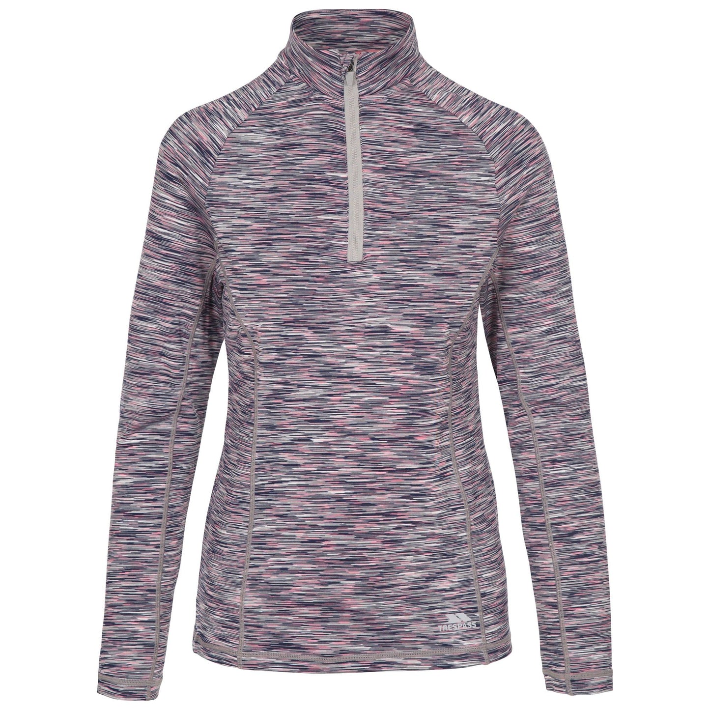 Edith Women's Long Sleeve Active Top in Platinum Marl