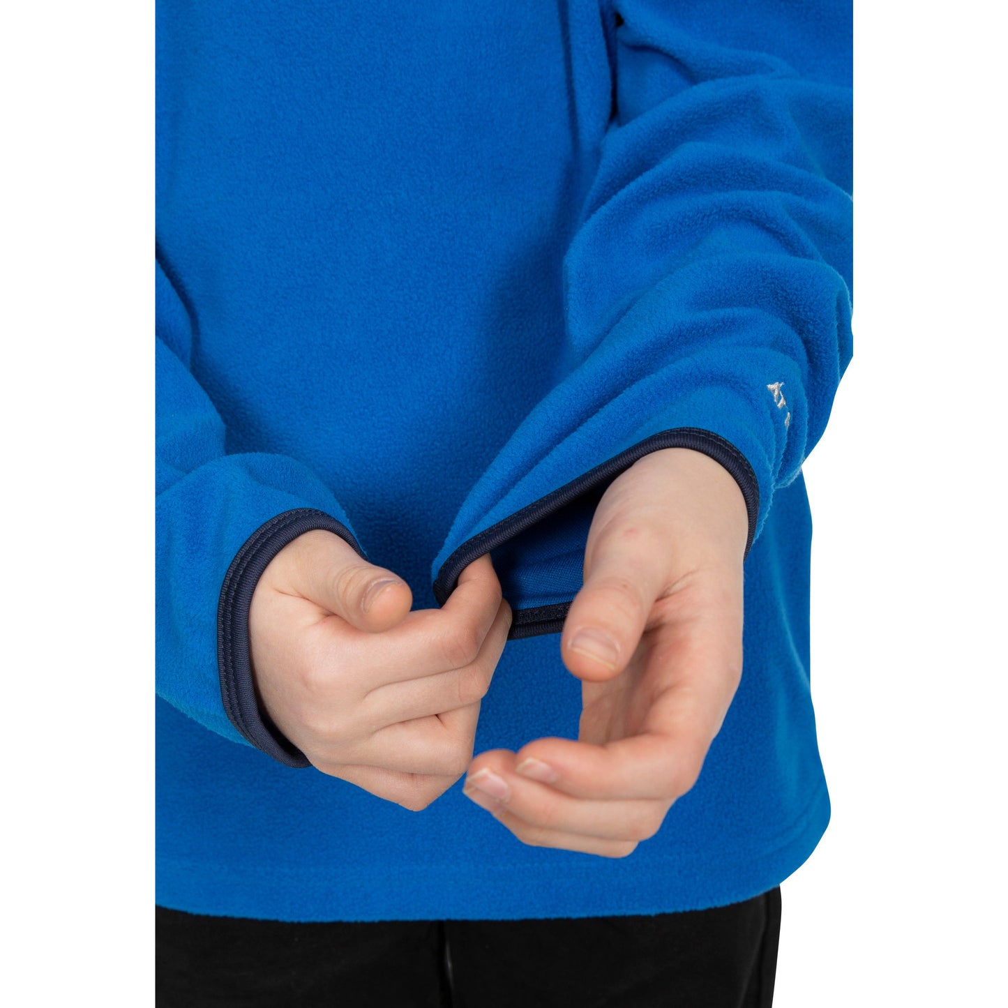 Etto Boys Half Zip Fleece - Blue