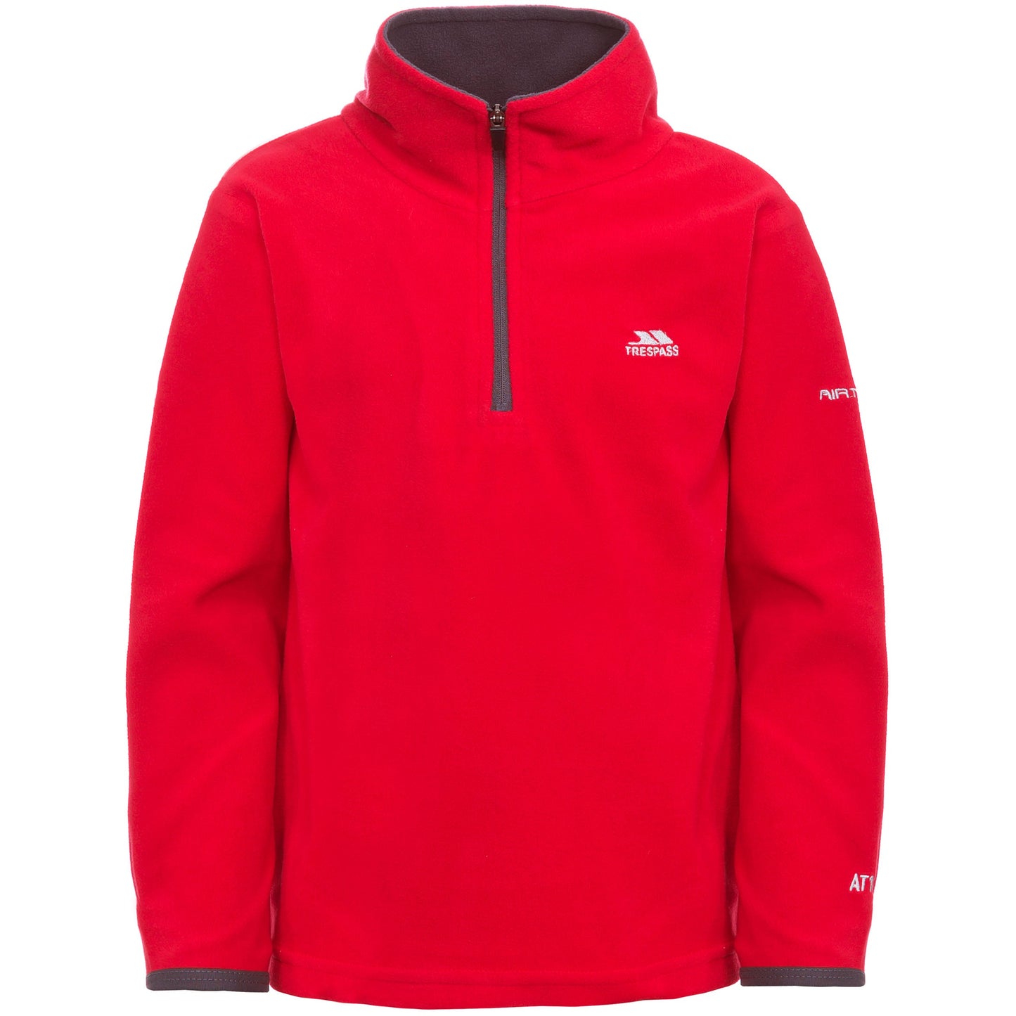 Etto Boys Half Zip Fleece in Red