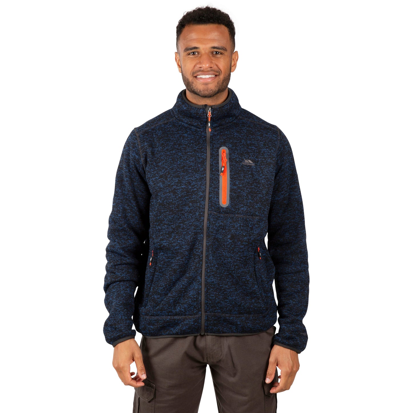 Bingham - Men's Fleece Jacket - Navy Marl