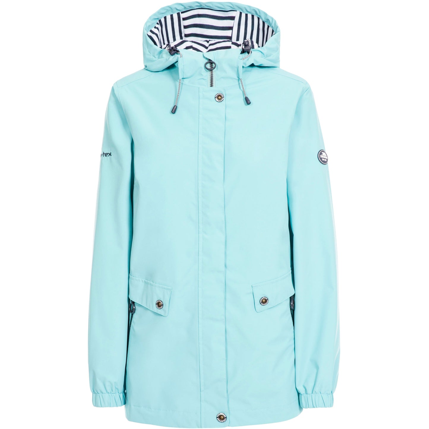 Flourish Womens Unpadded Waterproof Jacket in Aquamarine
