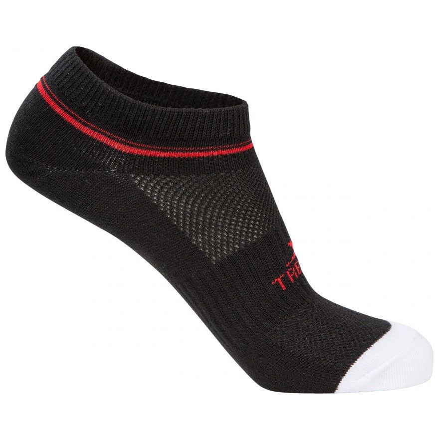 Isolate Unisex Trainer Socks - 2 Pack - White / Black