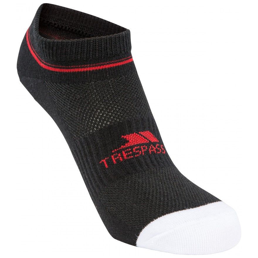 Isolate Unisex Trainer Socks - 2 Pack - White / Black