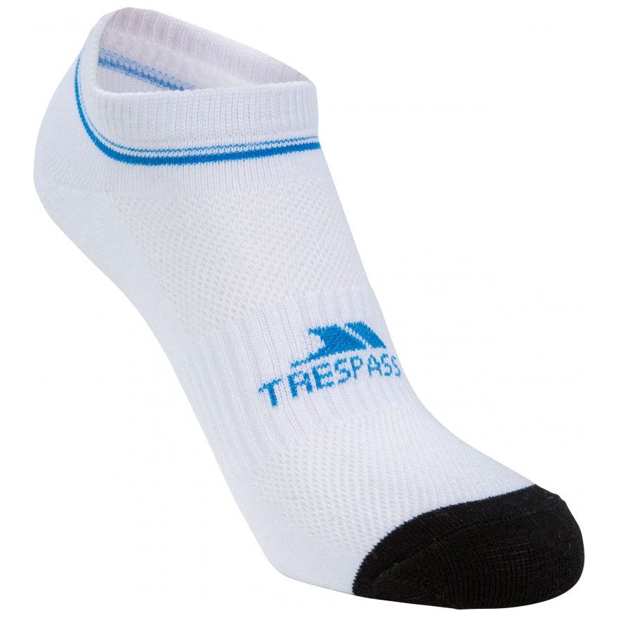 Isolate Unisex Trainer Socks - 2 Pack - White / Black