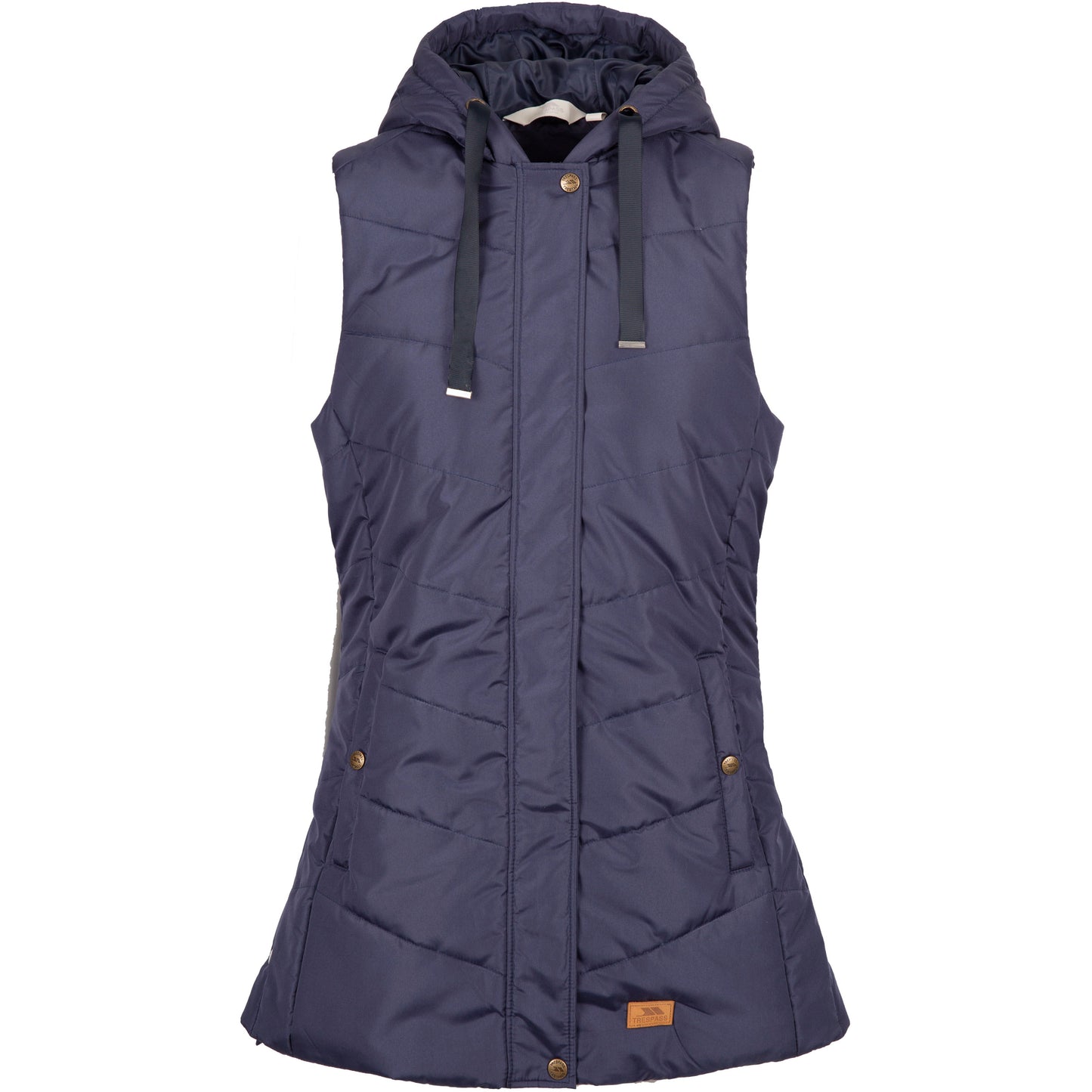 Juniper Women's Longer Padded Gilet / Bodywarmer in Navy