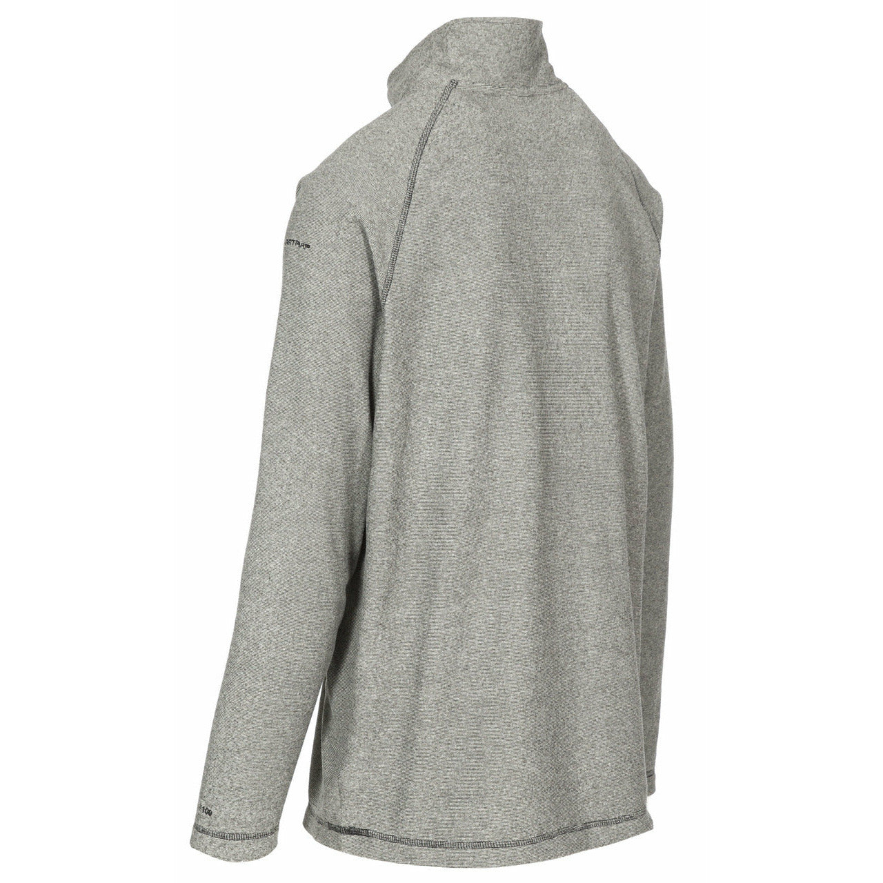 Keynote Mens Half Zip Fleece Top in  Black / Grey