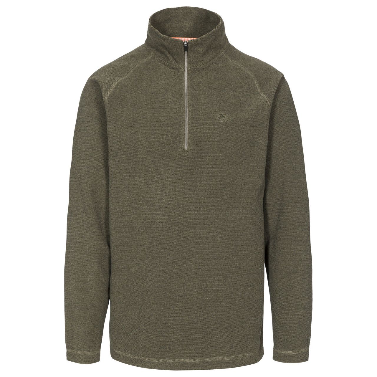 Keynote Mens Half Zip Fleece Top in Moss Green