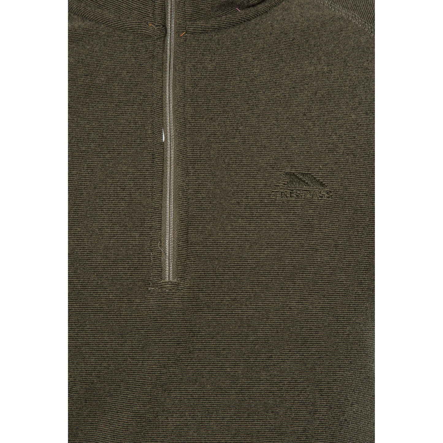 Keynote Mens Half Zip Fleece Top in Moss Green