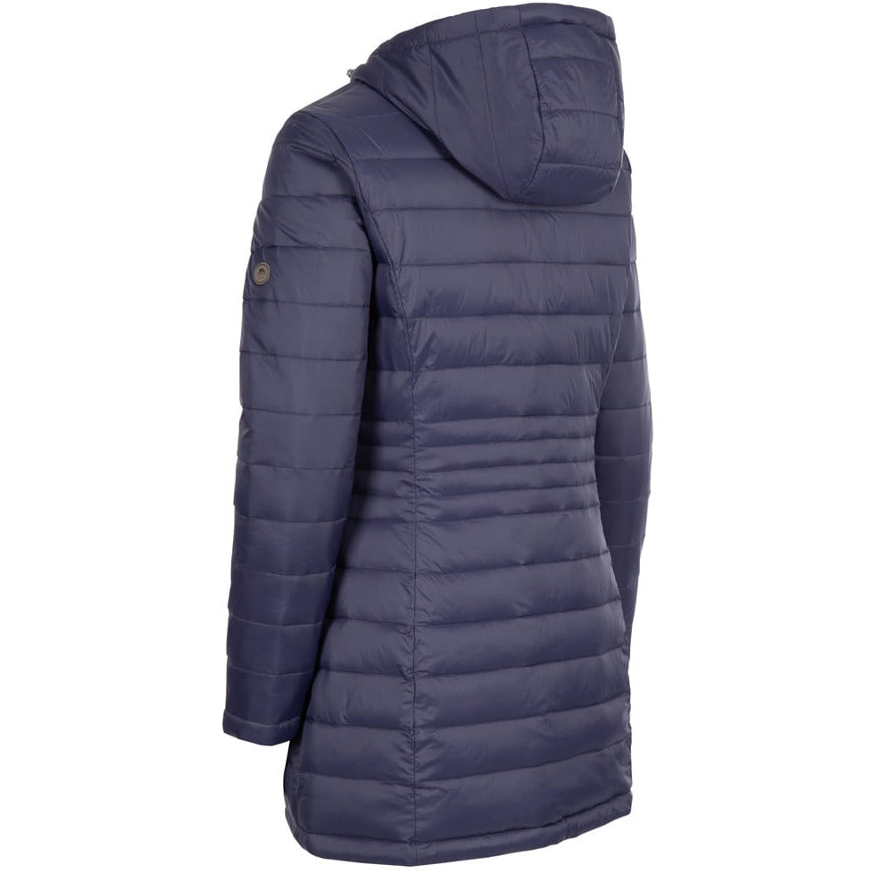 Mavis Women's Reversable Padded Jacket in Navy and Grey