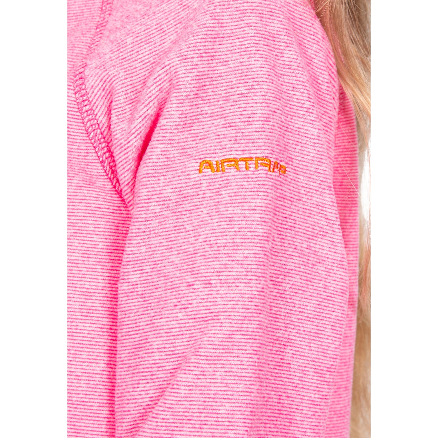 Meadows Girls' 1/2 Zip Fleece Jumper in Pink Lady