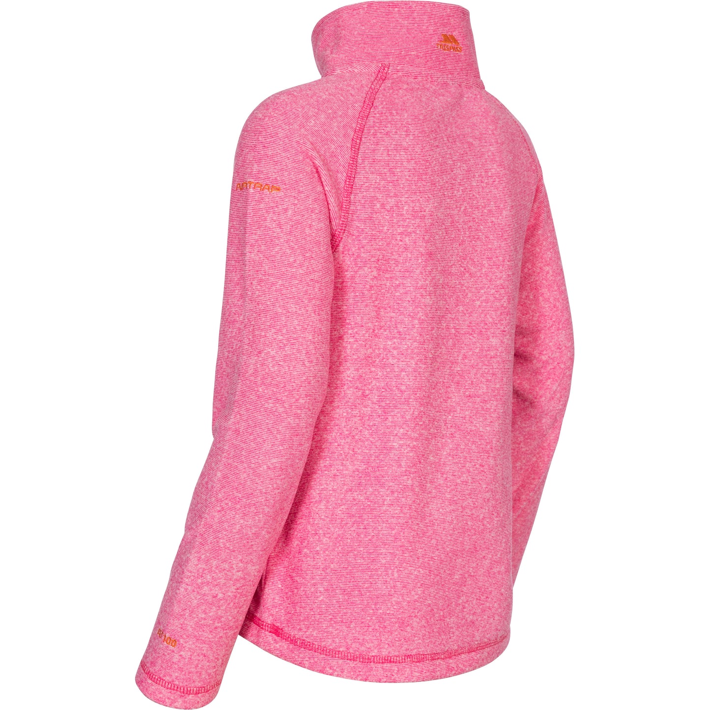 Meadows Girls' 1/2 Zip Fleece Jumper in Pink Lady