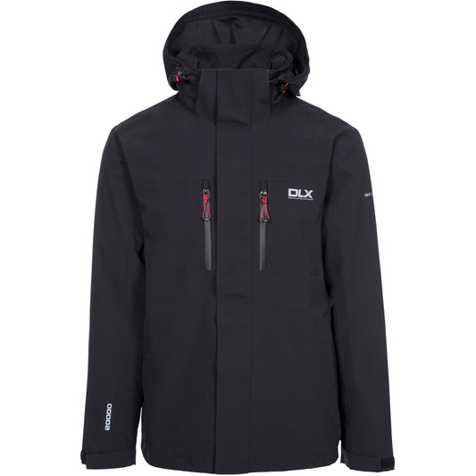 Dlx Men's Oswalt Unpadded Waterproof Jacket - Black