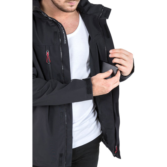 Dlx Men's Oswalt Unpadded Waterproof Jacket - Black