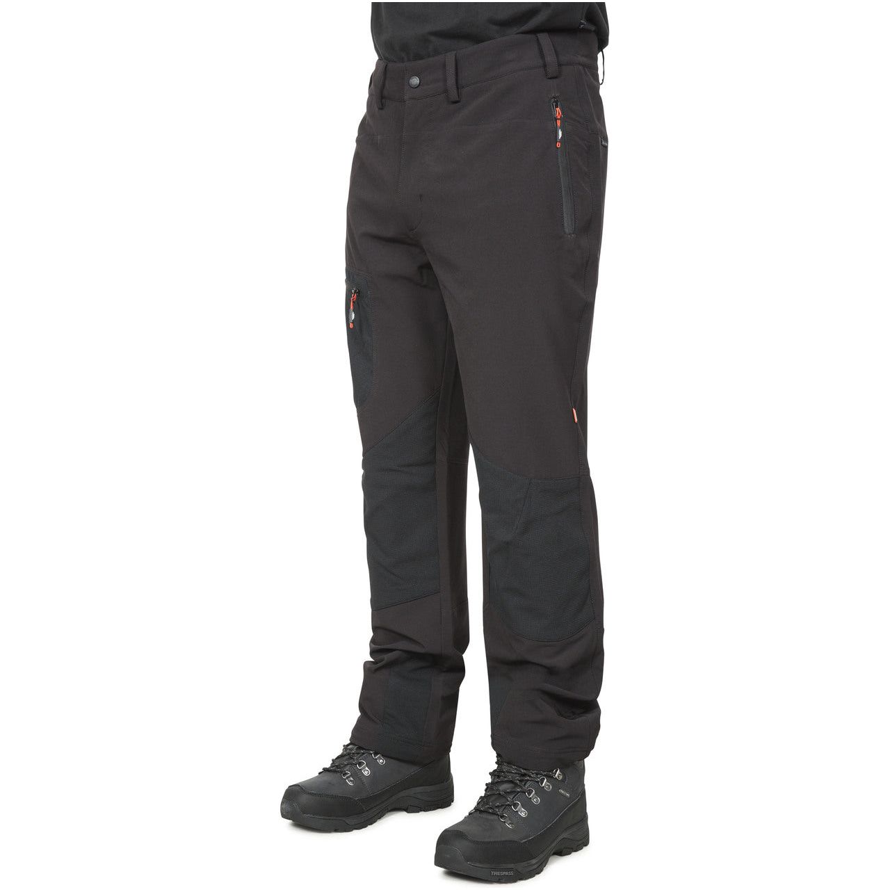 Passcode Mens Mosquito Repellent Walking Trousers in Black