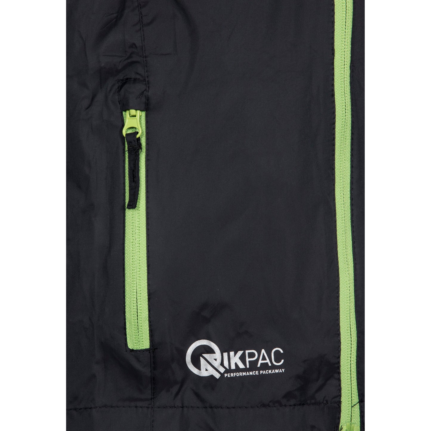 Qikpac Kids Packaway Unpadded Waterproof Jacket in Black