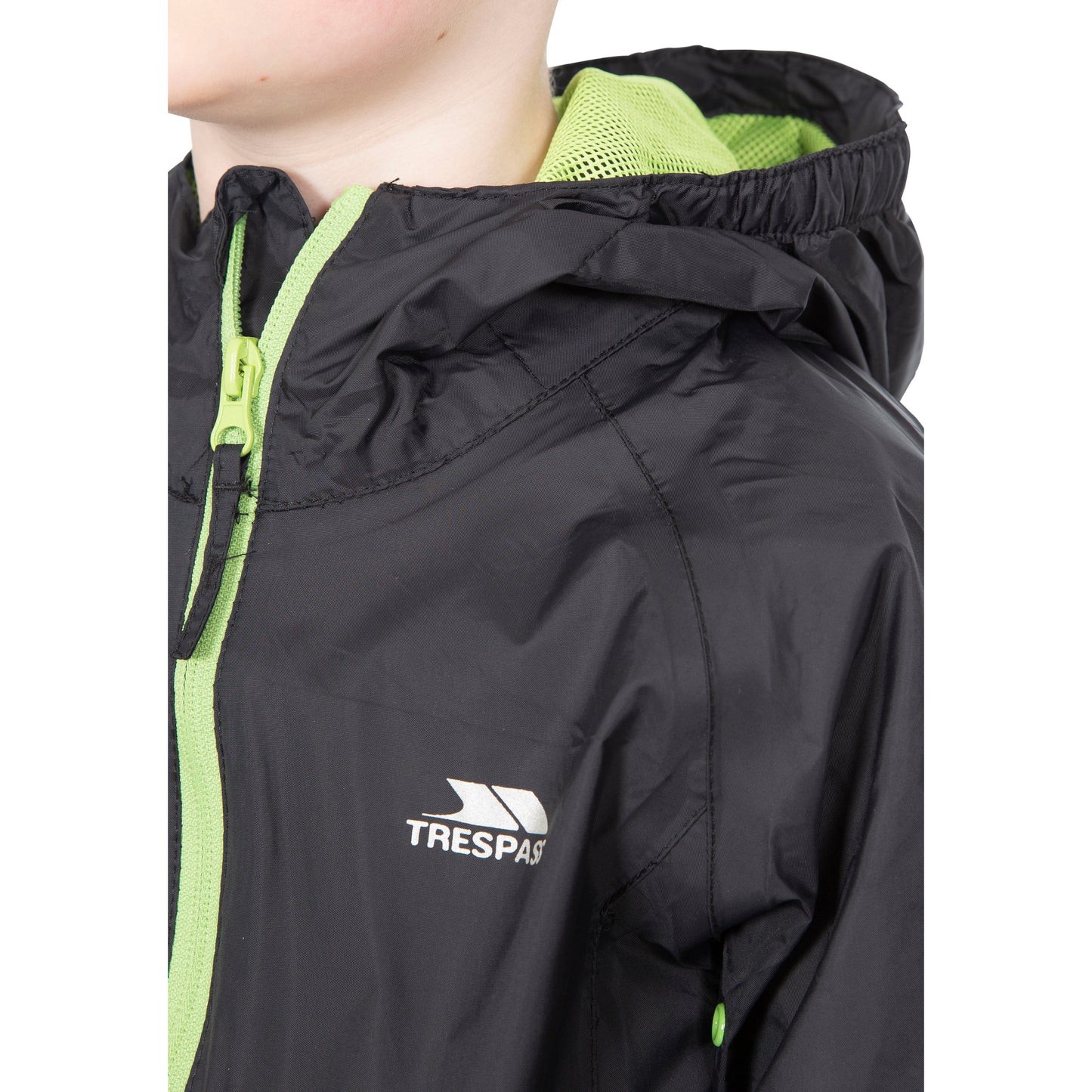 Qikpac Kids Packaway Unpadded Waterproof Jacket in Black