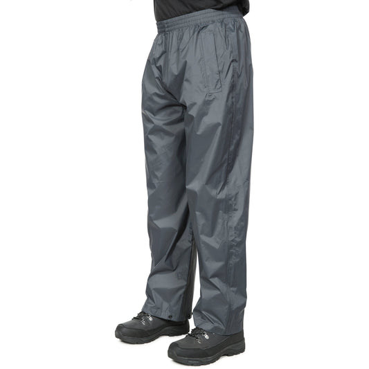 Qikpac Adults Unisex Pack Away Waterproof Trousers in Flint