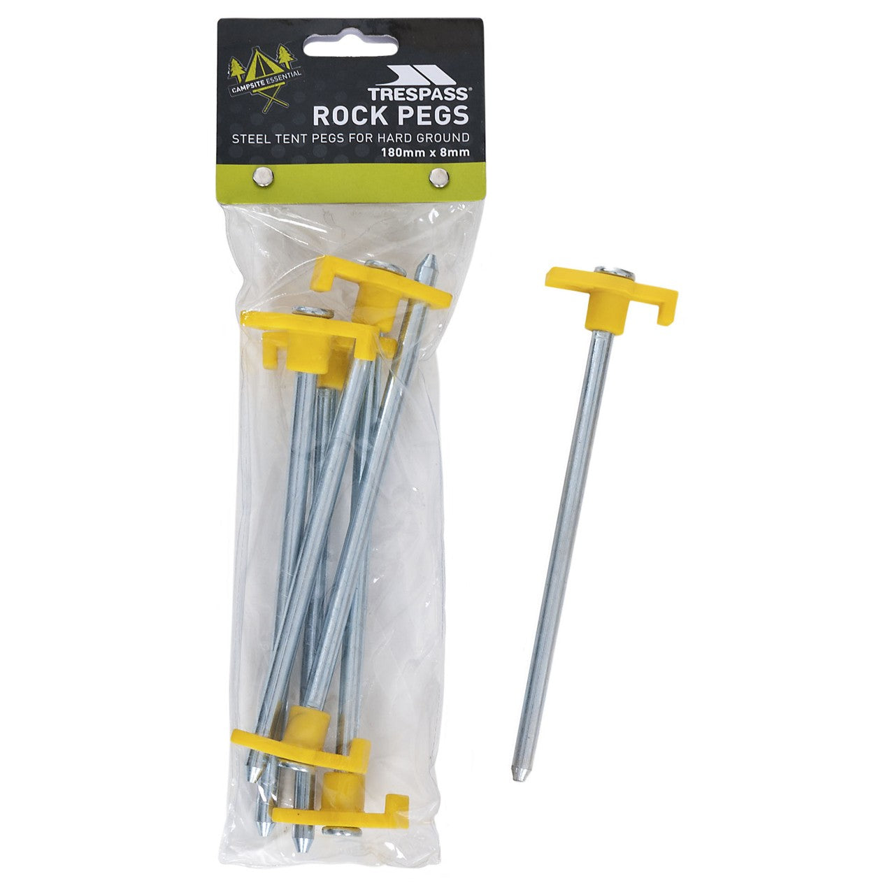 Rockie Steel Tent Pegs for Hard Ground