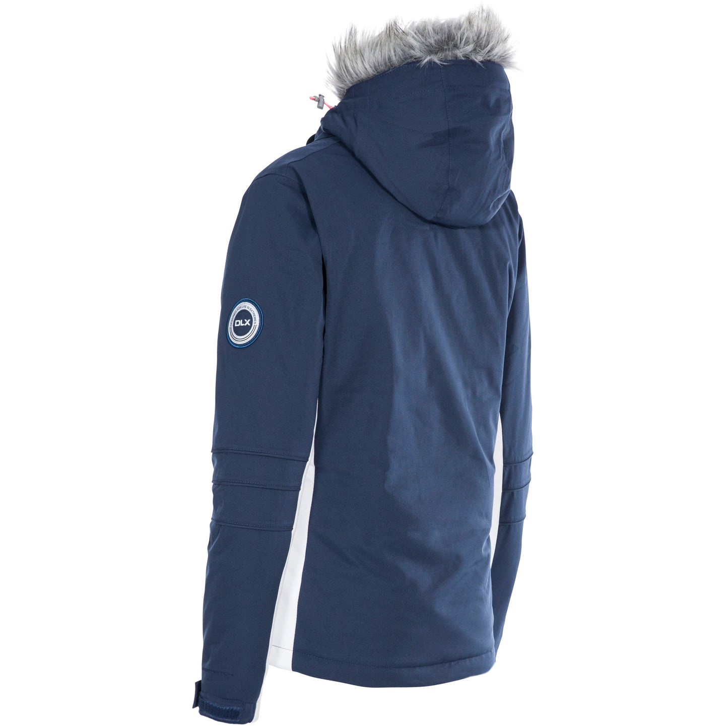 Trespass Womens DLX Luxury Padded Ski Jacket Sandrine in Navy