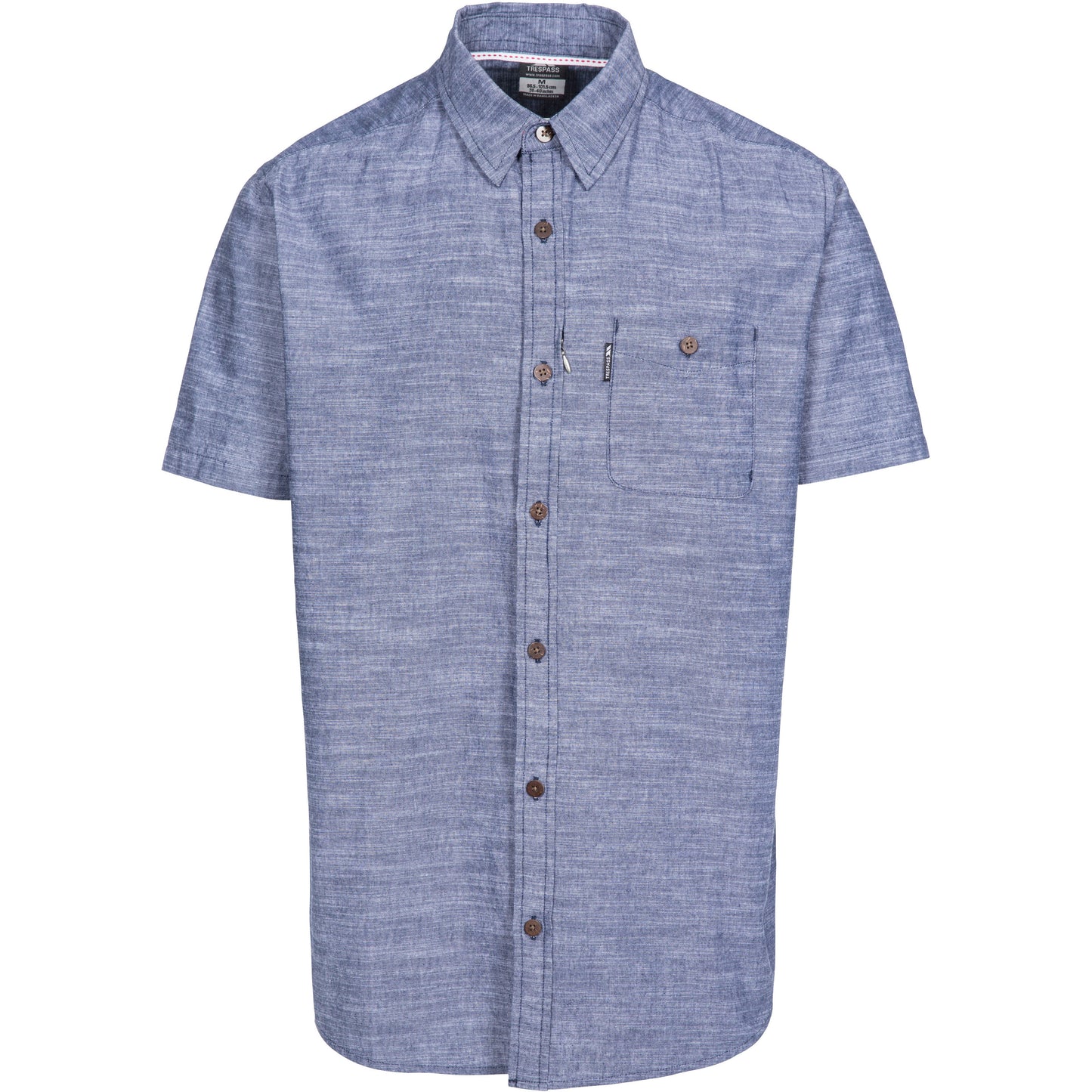 Slapton Men's Casual Short Sleeve Shirt in Navy