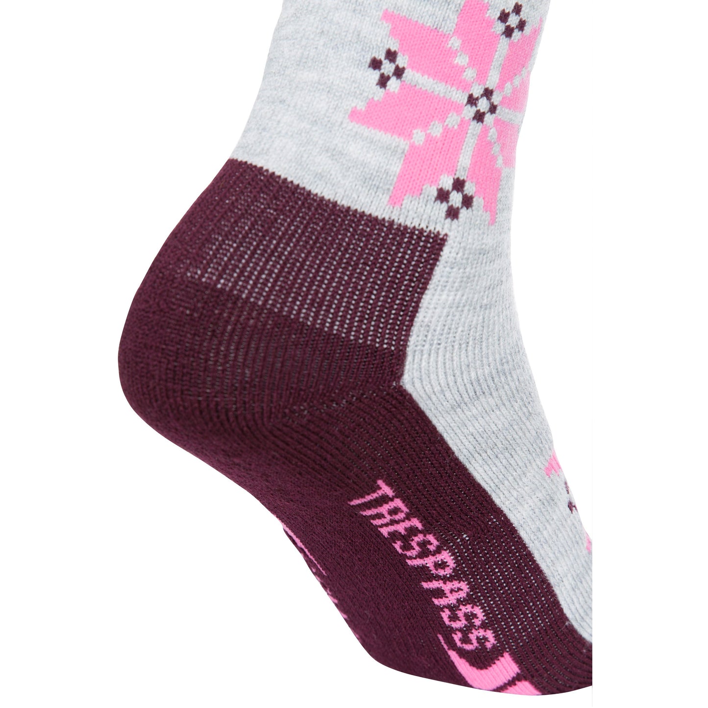 Snowfall Women's Ski Socks in Grey Melange
