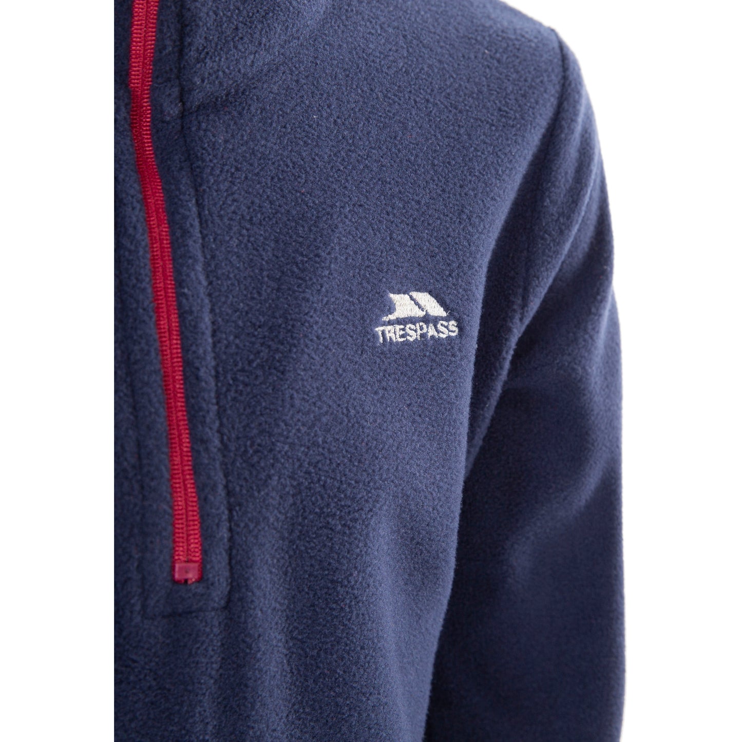 Sybil Girls Fleece Jumper in Navy and Berry