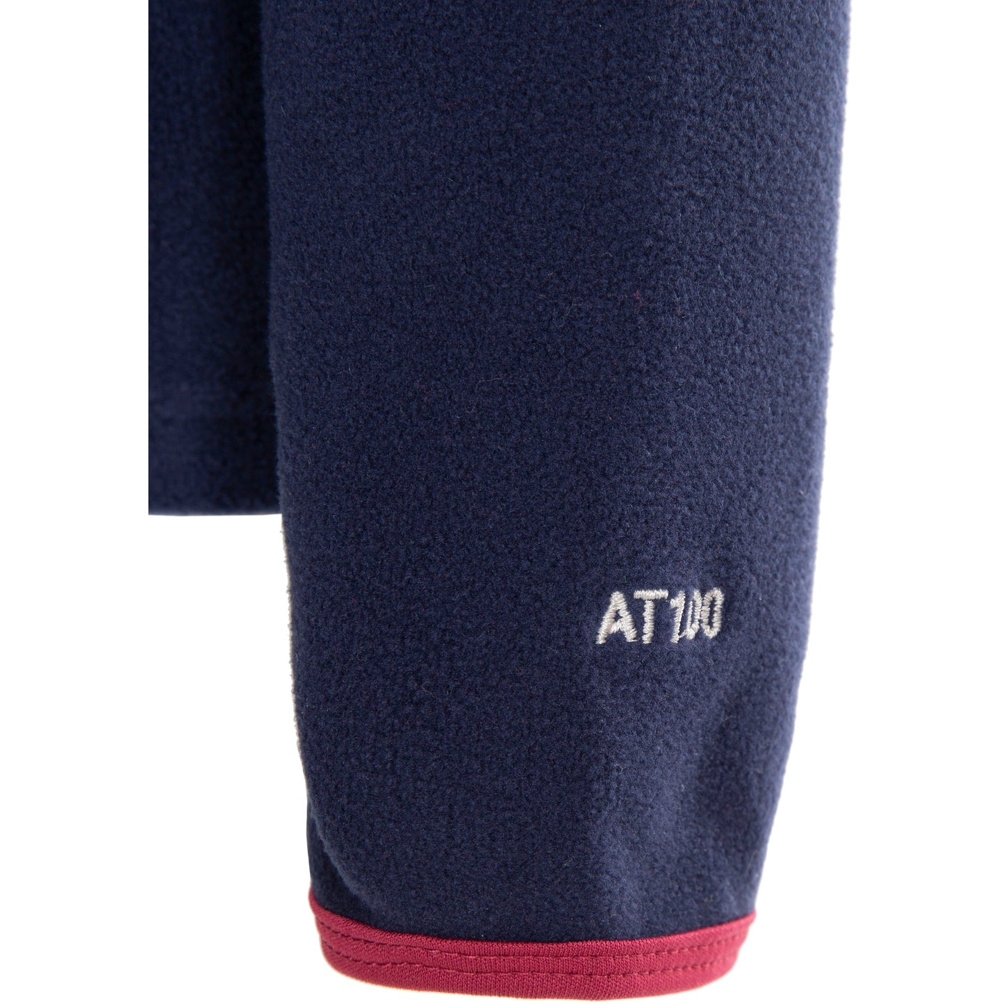 Sybil Girls Fleece Jumper in Navy and Berry