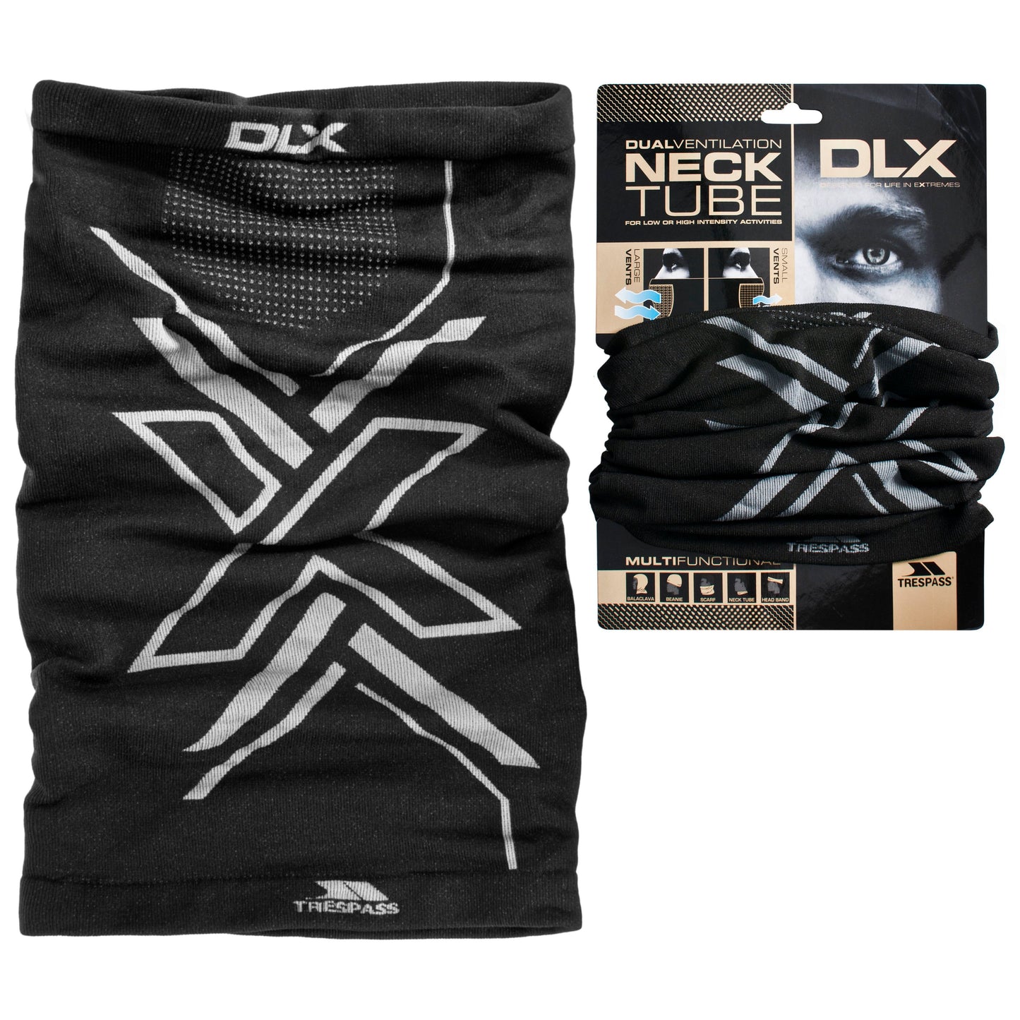 TURPIN DLX Ventilated Neck Warmer in Black