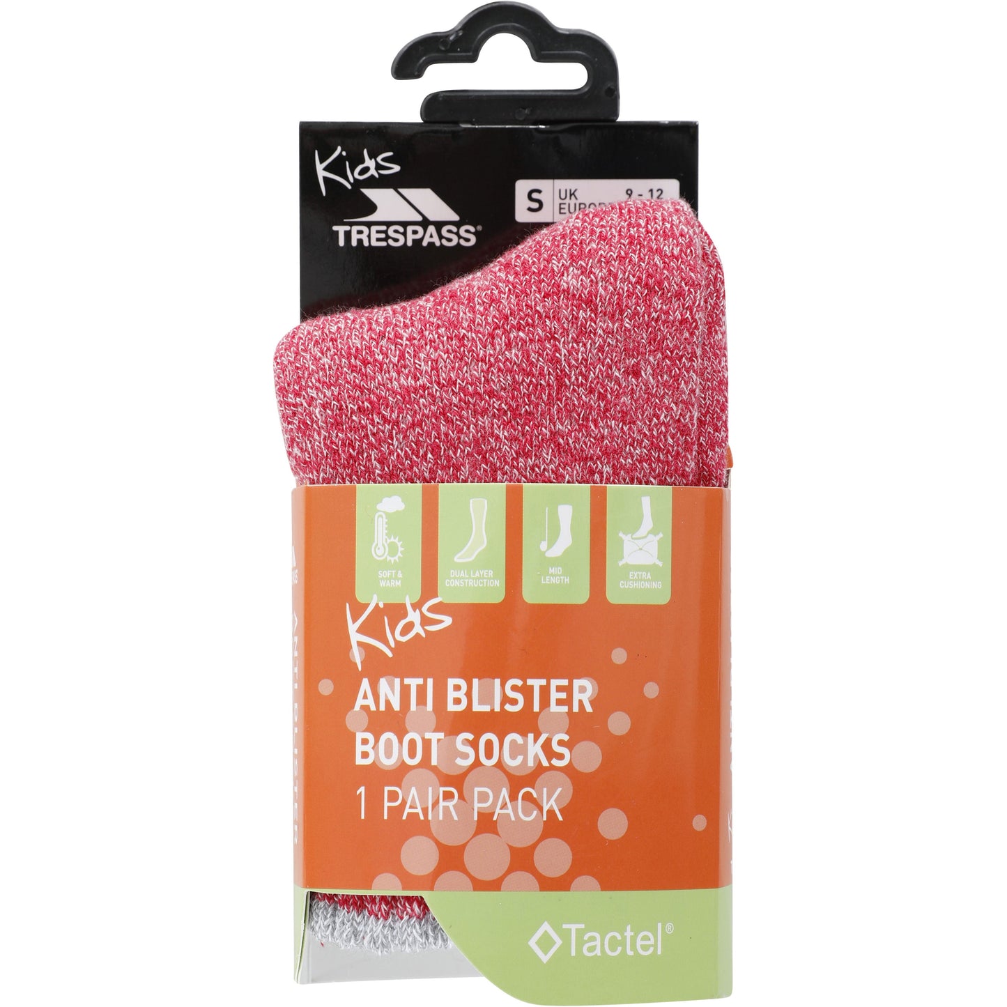 Vic Kids Anti Blister Socks - Raspberry Marl