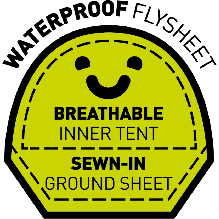 Beatnik 2 Person Tent in Smoke Grey