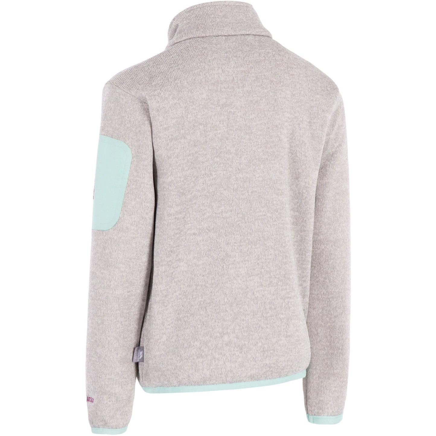 Whisk Kids Recycled Yarn Fleece in Pale Grey
