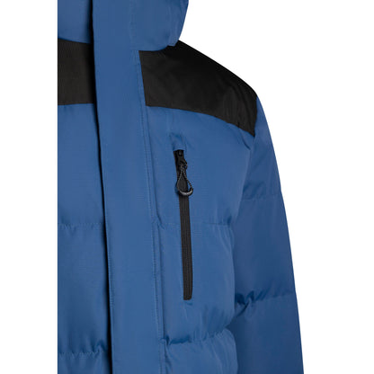 Ahmor Men's Padded Casual Jacket in Indigo