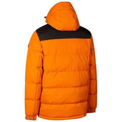 Ahmor Men's Padded Casual Jacket in Orange Spice