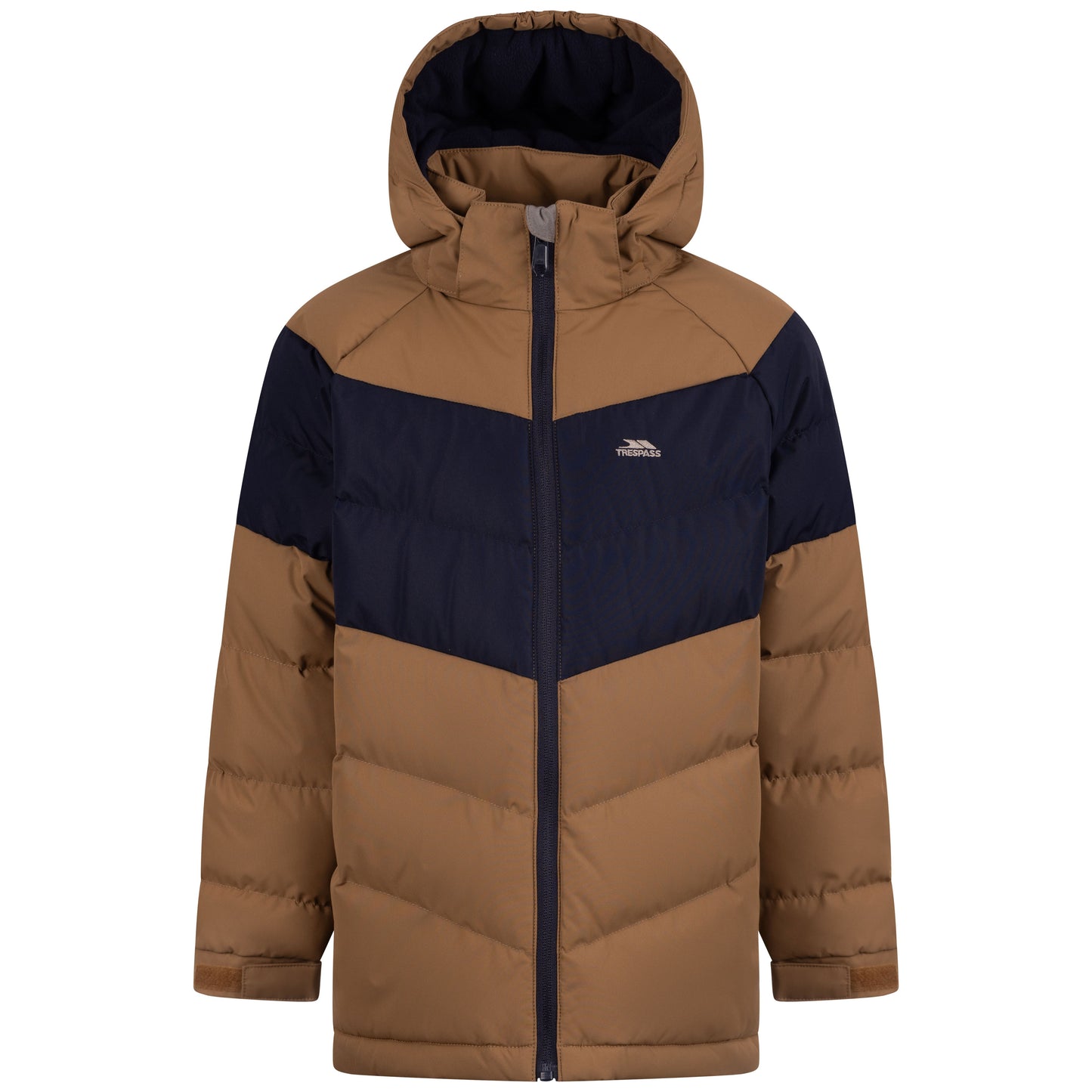 Alderly Kids Waterproof Padded Jacket in Brown